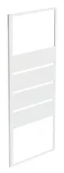Retour fixe 80cm profilés blancs ERIS 2