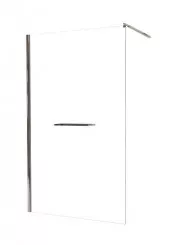 Paroi de douche fixe profilé chromé VERSUS 120cm