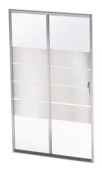 Paroi de douche porte coulissante 140cm ERIS 2