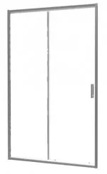 Paroi de douche porte coulissante profilés chromés CONCEPT'O 120cm