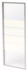 Retour fixe 90cm profilés chromés ERIS 2