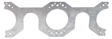 Plaque de fixation pour coquille PVC