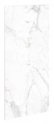 Panneau mural HÜPPE aspect marbre blanc L 100 x H 255 cm