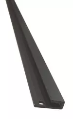 Profilé de finition noir pour panneau mural 3 mm