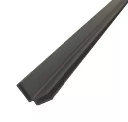 Profilé d'angle noir pour panneau mural 3 mm