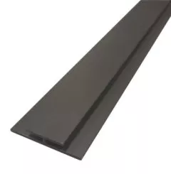 Profilé de jonction noir pour panneau mural 3 mm