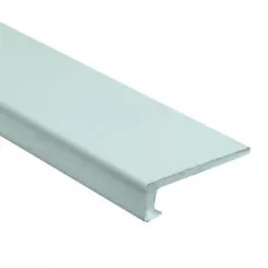 Profilé de finition droit chromé pour panneau mural 4 mm