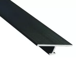 Profilé de jonction noir pour panneau mural 4 mm