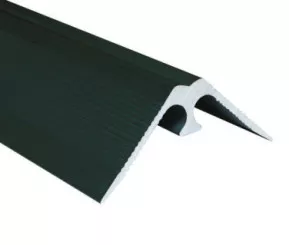 Profilé d'angle sortant noir pour panneau mural 4 mm