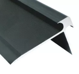 Profilé d'angle rentrant noir pour panneau mural 4 mm