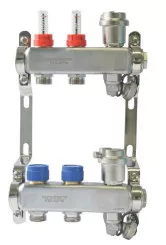 Collecteur PCBT 2 départs en inox