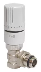 Robinet thermostatique équerre 15/21 à élément sensible liquide