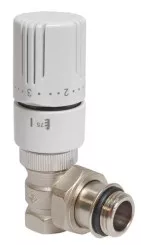 Robinet thermostatique équerre 20/27 à élément sensible liquide