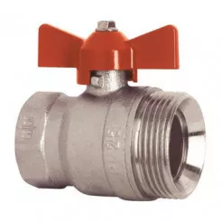 Vanne à sphére PCBT M33/42 F26/34 - manette rouge