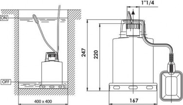 Pompe de relevage muti usage SXG 400