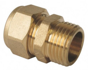Raccord à compression mâle PER ø12-12/17