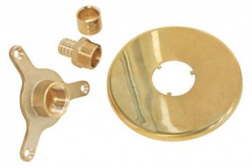 Applique d'arrosage brute avec raccord à glissement PER ø16 F15/21