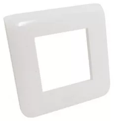 Plaque blanche mosaic 1 poste 2 modules - LEGRAND
