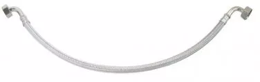 Flexible sanitaire 2 coudes écrou tournant femelle 20/27 - Longueur 500mm DN10