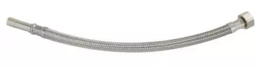 Flexible sanitaire 1 raccord écrou tournant femelle 15/21 et 1 tube lisse à souder ø10 - Longueur 300mm DN10