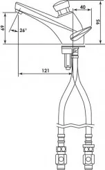 Mitigeur de lavabo temporisé 3000 - PRESTO