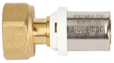 Raccord multicouche écrou tournant à sertir ø25-26/34