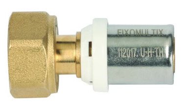 Raccord multicouche écrou tournant à sertir ø40-33/42