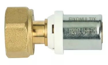 Raccord multicouche écrou tournant à sertir ø40-33/42