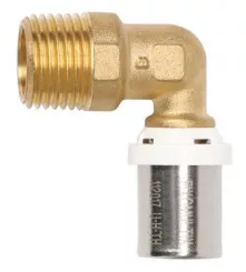 Coude mâle à sertir multicouche ø25-26/34
