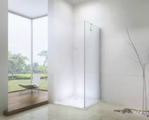 Retour fixe verre transparent SELYNA 90cm