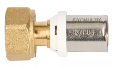 Raccord multicouche écrou tournant à sertir ø40-40/49