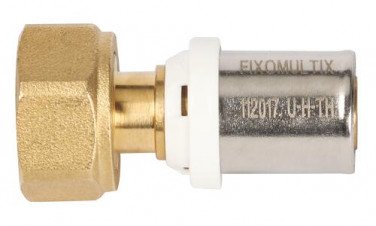 Raccord multicouche écrou tournant à sertir ø40-40/49