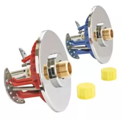 FIXOPLAC PER ø16 - M12/17 Sous lavabo raccords droits à sertir 