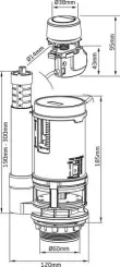 Soupape à double poussoir auto-ajustable WIRQUIN ONE - WIRQUIN