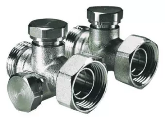 Vanne en H monotube/bitude raccordement au sol 3/4EK-20/27