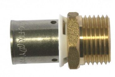 Raccord mâle fixe à sertir PER ø12-12/17