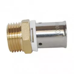 Raccord mâle fixe à sertir PER ø12-12/17