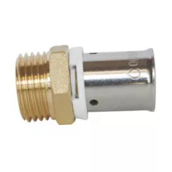Raccord mâle fixe à sertir PER ø12-12/17