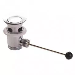 Bonde de lavabo ou bidet avec commande par lévier à embout - NICOLL