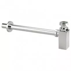 Siphon de lavabo design carré ø32
