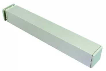 Lot de 2 pieds inox chromé pour meuble 