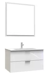 Meuble à suspendre 80cm blanc marteen