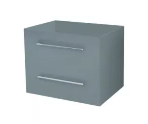 Caisson à suspendre gris mat avec tiroirs NEW YORK 70cm