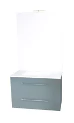 Meuble NEW YORK à suspendre 80cm gris mat