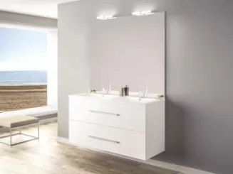 Meuble NEW YORK à suspendre 120cm blanc