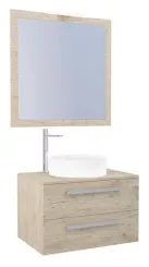 Meuble NUDEA 2.0 à suspendre 80cm cognac