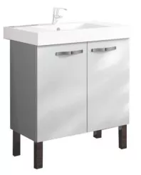 Meuble PMR 80cm 2 portes ergo - NEOVA