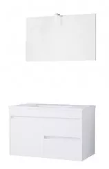 Meuble LUMPUR à suspendre 80cm miroir suspendu