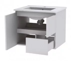 Meuble LUMPUR à suspendre 80cm miroir suspendu