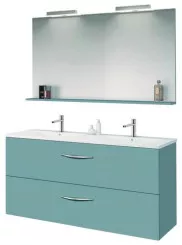 Meuble DUBAI à suspendre 120cm bleu bleuet